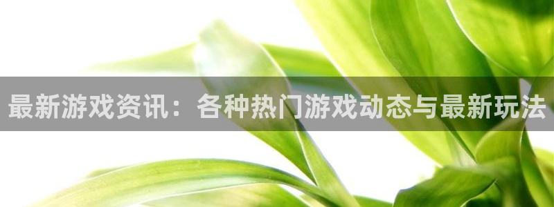 长征娱乐平台登录入口：最新游戏资讯：各种热门游戏动态与最新玩